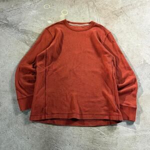Burnt Orange Thermal Longsleeve Shirt